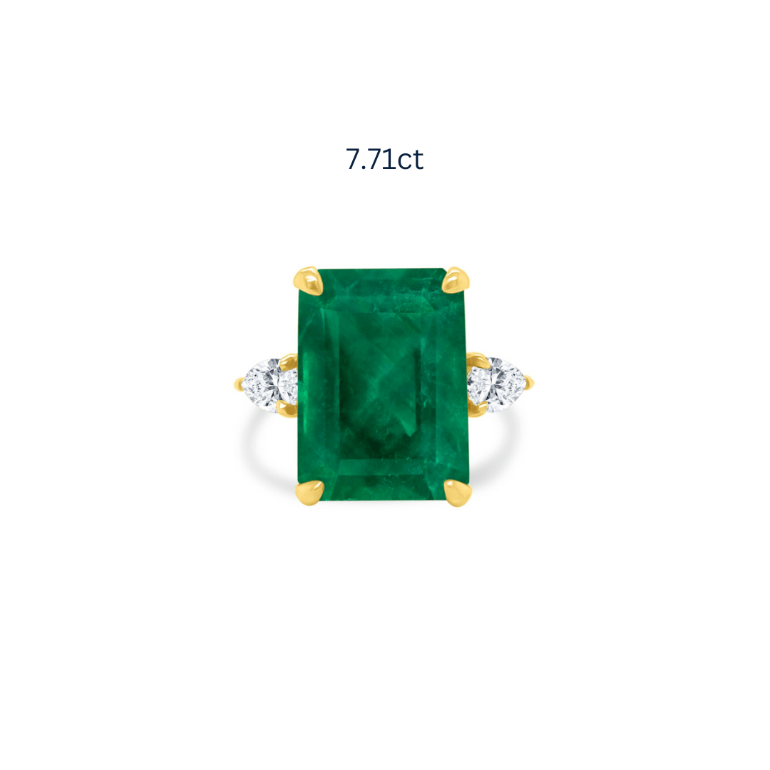 LLJ Signature Colombian Emerald Ring - Lindsey Leigh Jewelry