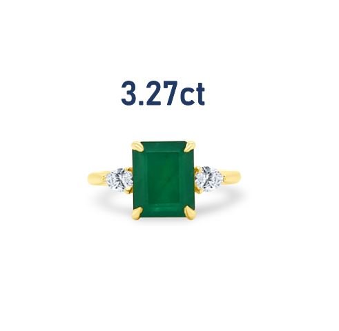 LLJ Signature Emerald Ring - Lindsey Leigh Jewelry