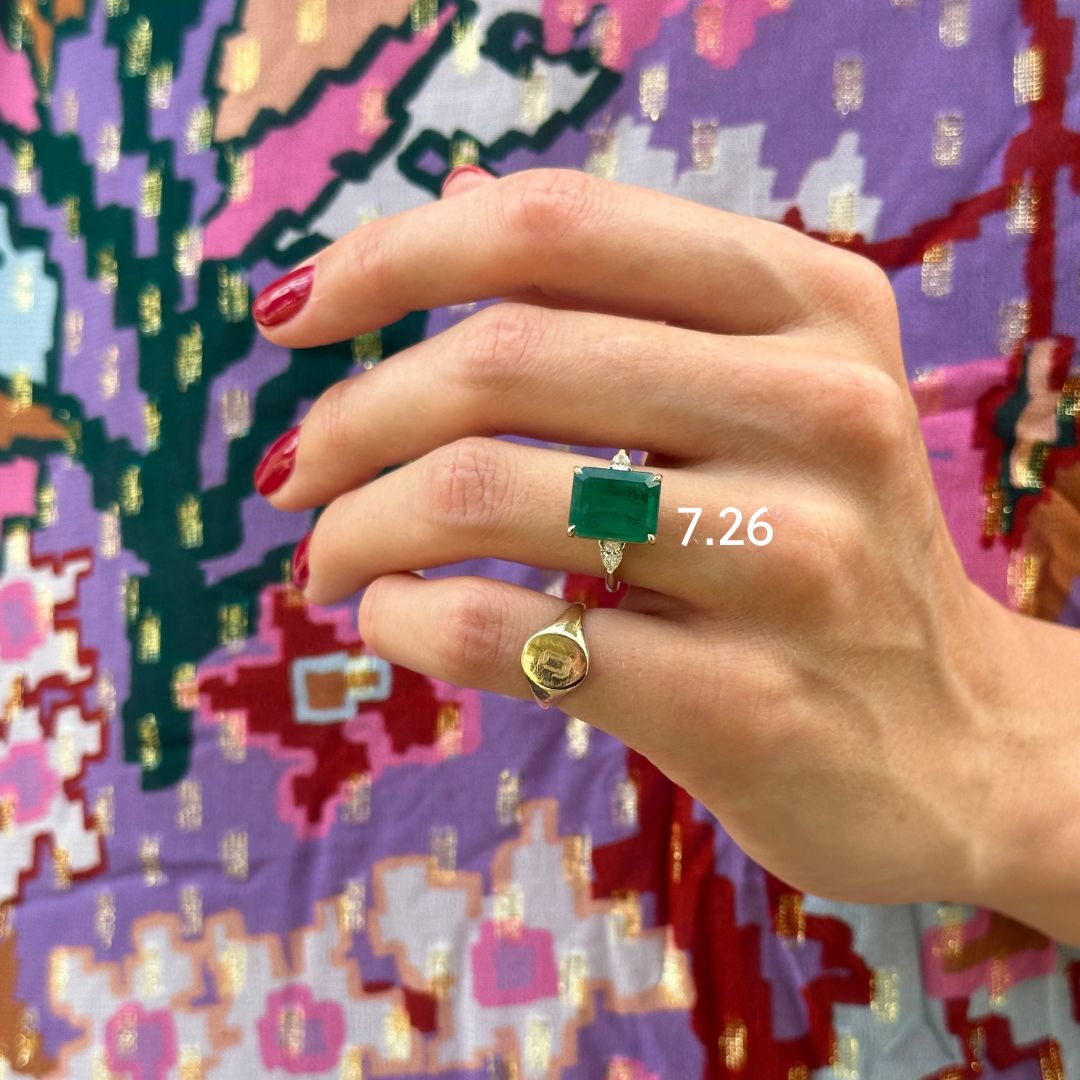 LLJ Signature Emerald Ring - Lindsey Leigh Jewelry