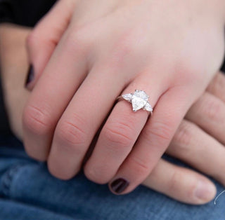 LLJ Signature Triple Pear Cut  Lindsey Leigh Jewelry.
