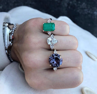 LLJ Signature Triple Pear Cut  Lindsey Leigh Jewelry.
