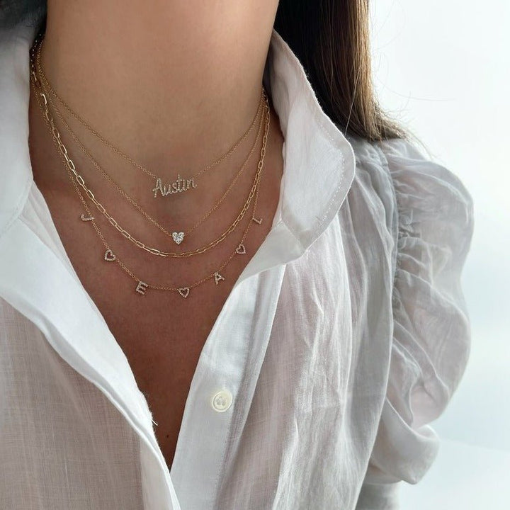 Love Around The Neck Necklace - Lindsey Leigh Jewelry