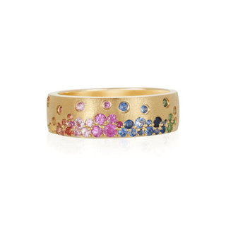 Mardi Gras Sapphire Ring  Lindsey Leigh Jewelry.
