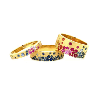 Mardi Gras Sapphire Ring  Lindsey Leigh Jewelry.
