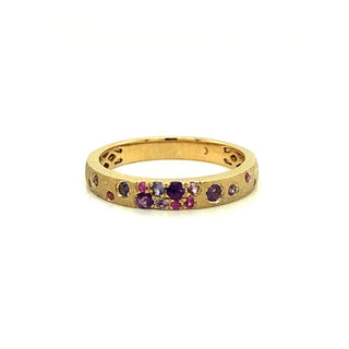 Mardi Gras Sapphire Ring  Lindsey Leigh Jewelry.
