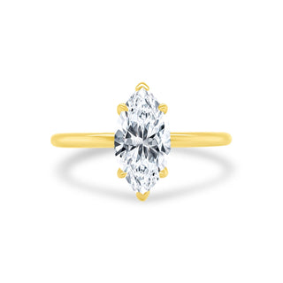 Marquise Cut Solitaire  Lindsey Leigh Jewelry.
