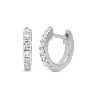 Mini Diamond Huggies  Lindsey Leigh Jewelry.
