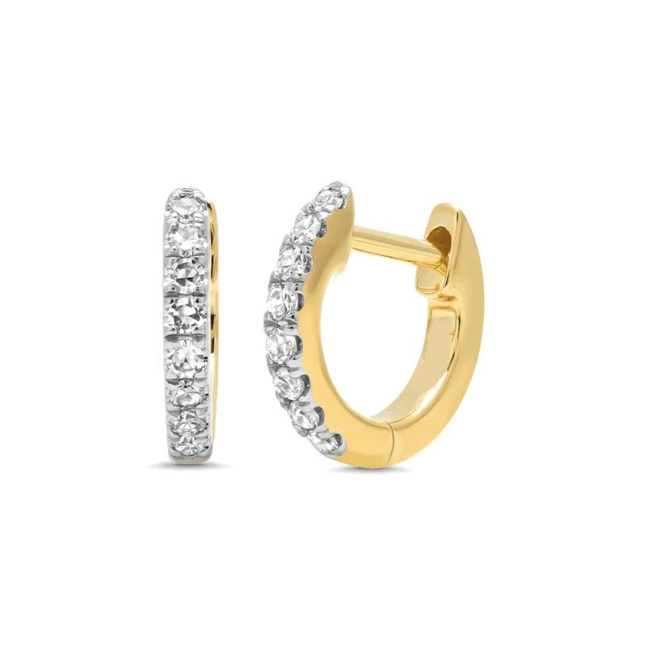 Mini Diamond Huggies  Lindsey Leigh Jewelry.