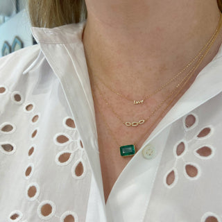 Mini Diamond Love Necklace  Lindsey Leigh Jewelry.
