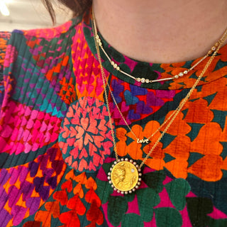 Mini Diamond Love Necklace  Lindsey Leigh Jewelry.
