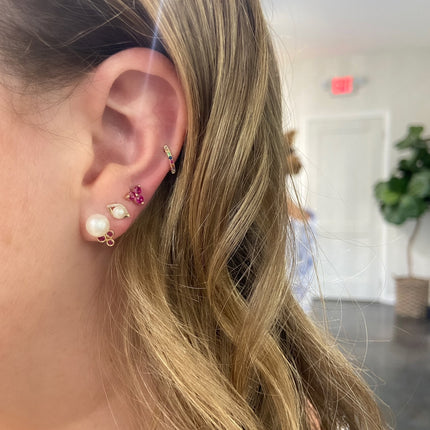 Mini Rainbow Huggies  Lindsey Leigh Jewelry.