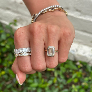 North South Mosaic Band  Lindsey Leigh Jewelry.
