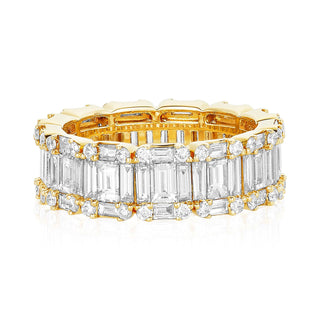 North South Mosaic Band  Lindsey Leigh Jewelry.
