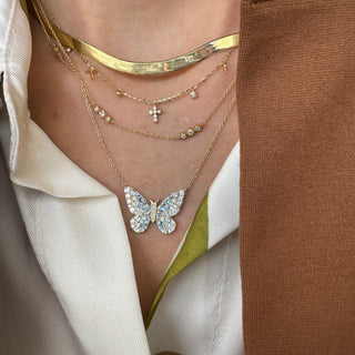 Ombre Butterfly Necklace  Lindsey Leigh Jewelry.
