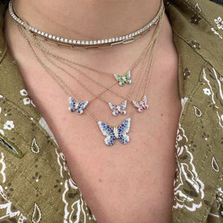 Ombre Butterfly Necklace  Lindsey Leigh Jewelry.
