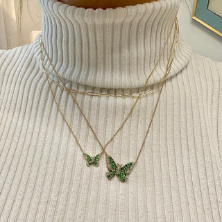 Ombre Butterfly Necklace  Lindsey Leigh Jewelry.
