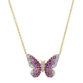 Ombre Butterfly Necklace  Lindsey Leigh Jewelry.
