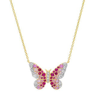 Ombre Butterfly Necklace  Lindsey Leigh Jewelry.
