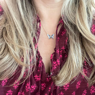 Ombre Butterfly Necklace  Lindsey Leigh Jewelry.
