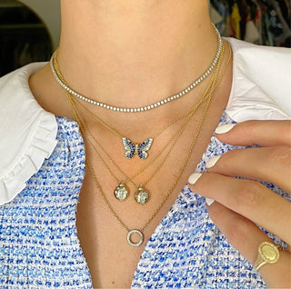 Ombre Butterfly Necklace  Lindsey Leigh Jewelry.
