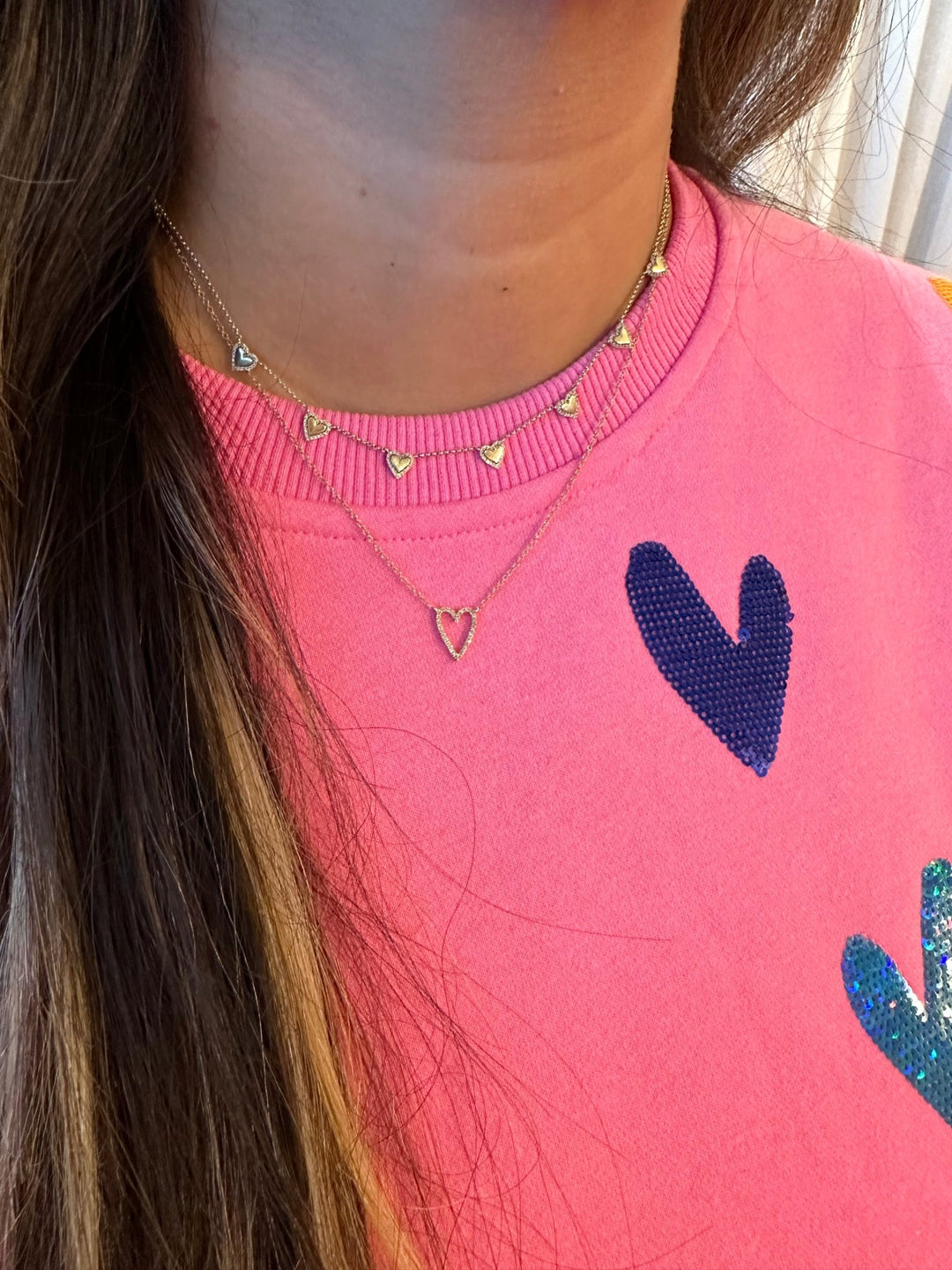 Open Heart Necklace - Lindsey Leigh Jewelry