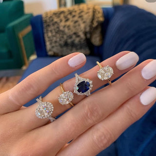 Oval Cut Solitaire  Lindsey Leigh Jewelry.
