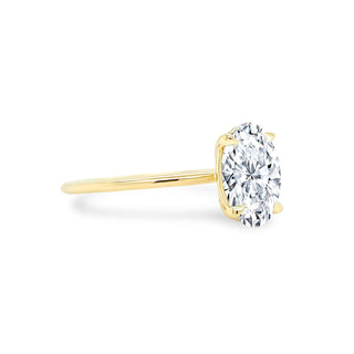 Oval Cut Solitaire  Lindsey Leigh Jewelry.
