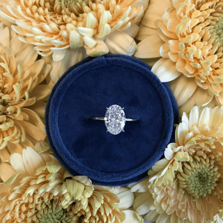 Oval Cut Solitaire  Lindsey Leigh Jewelry.
