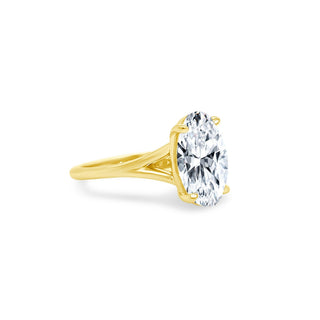 Oval Cut Solitaire  Lindsey Leigh Jewelry.
