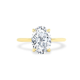 Oval Cut Solitaire  Lindsey Leigh Jewelry.
