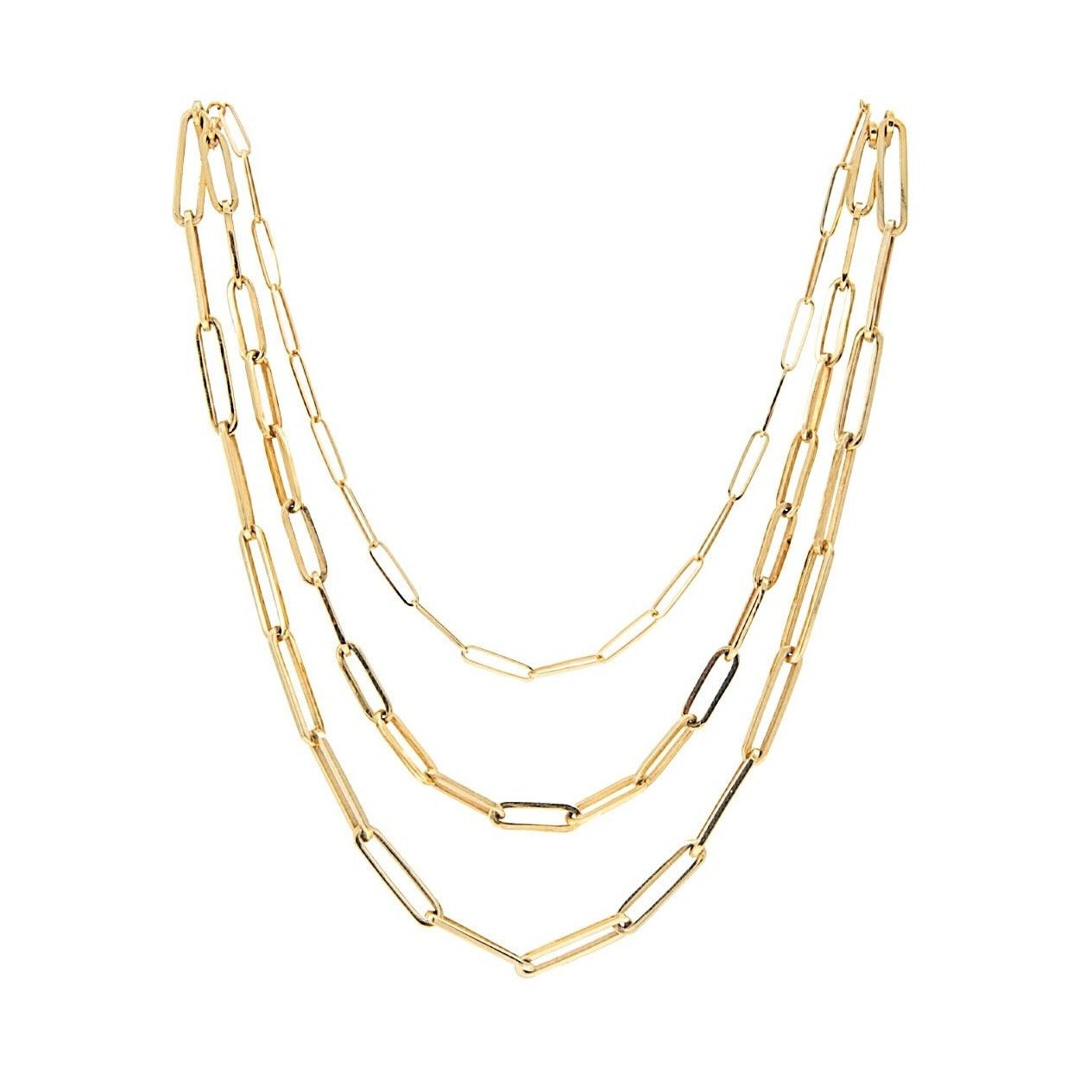 Paper Clip Necklace - Lindsey Leigh Jewelry