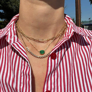 Paper Clip Necklace  Lindsey Leigh Jewelry.
