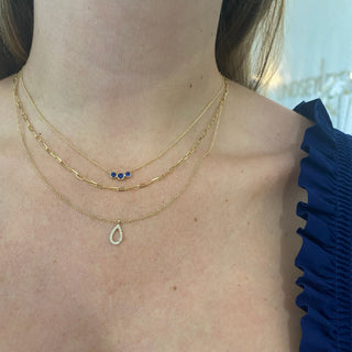 Paper Clip Necklace  Lindsey Leigh Jewelry.
