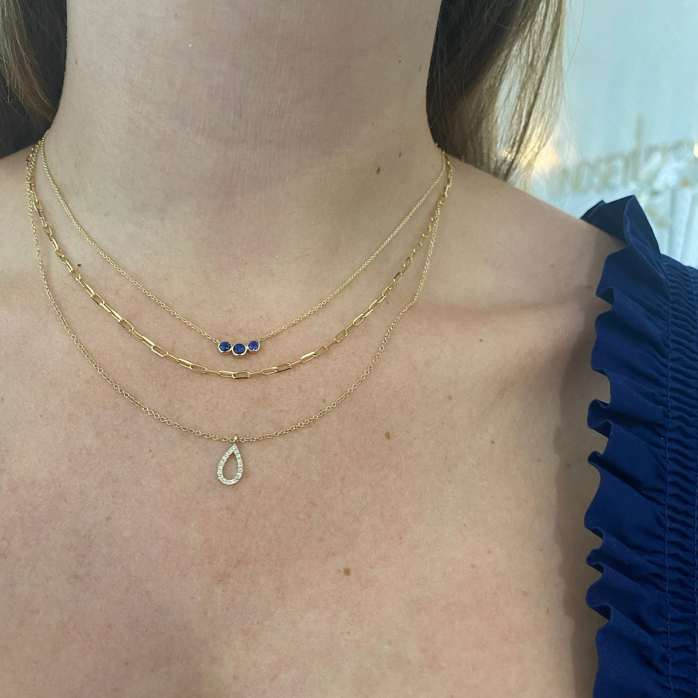 Paper Clip Necklace - Lindsey Leigh Jewelry
