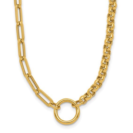 Paper Clip Rolo Chain - Lindsey Leigh Jewelry