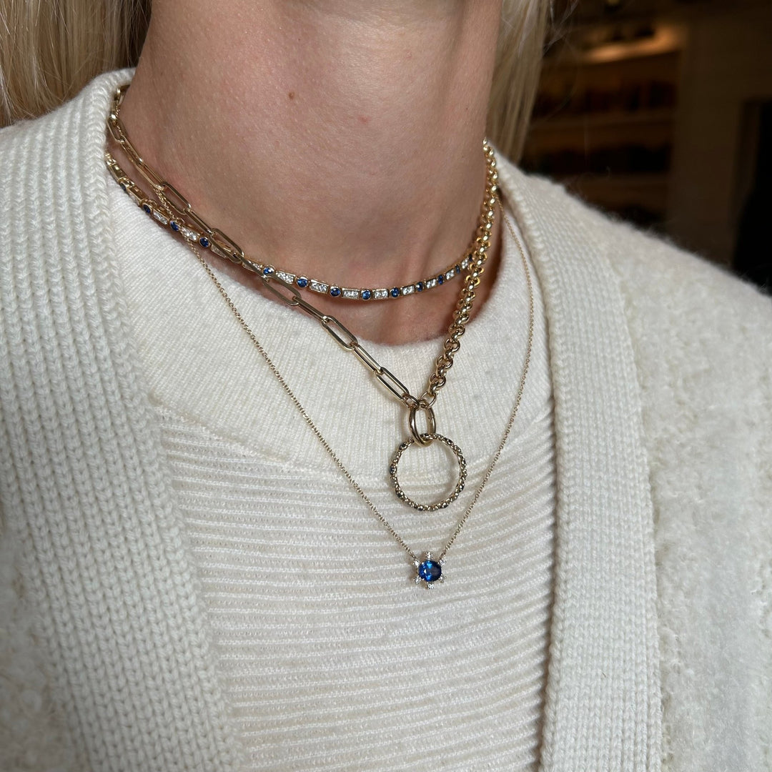 Paper Clip Rolo Chain - Lindsey Leigh Jewelry