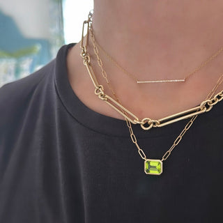 Pave Bar Necklace  Lindsey Leigh Jewelry.
