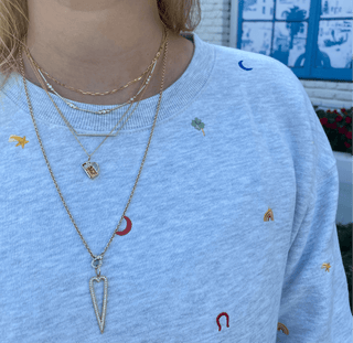 Pave Bar Necklace  Lindsey Leigh Jewelry.
