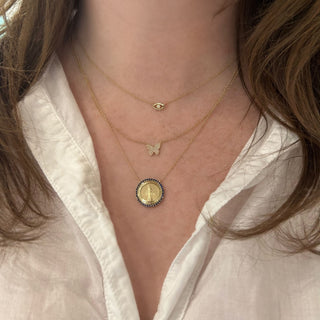 Pave Butterfly Necklace  Lindsey Leigh Jewelry.

