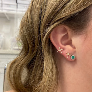 Pave Dragonfly Studs  Lindsey Leigh Jewelry.
