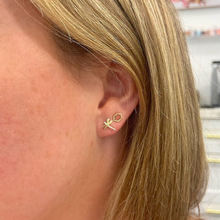 Pave Dragonfly Studs  Lindsey Leigh Jewelry.
