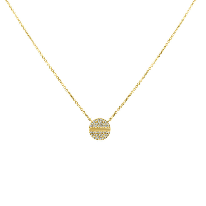 Pave Screw Necklace - Lindsey Leigh Jewelry