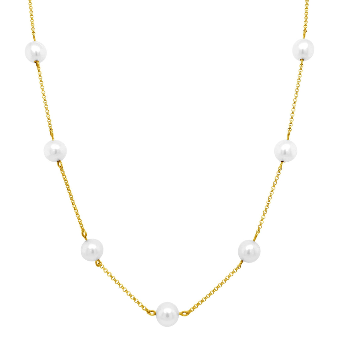 Pearls by the Yard Necklace - Lindsey Leigh Jewelry