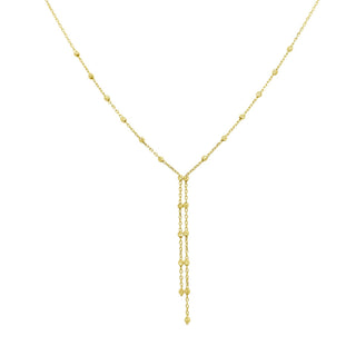 Petite Bead Lariat  Lindsey Leigh Jewelry.
