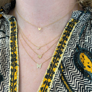 Petite Butterfly Necklace  Lindsey Leigh Jewelry.
