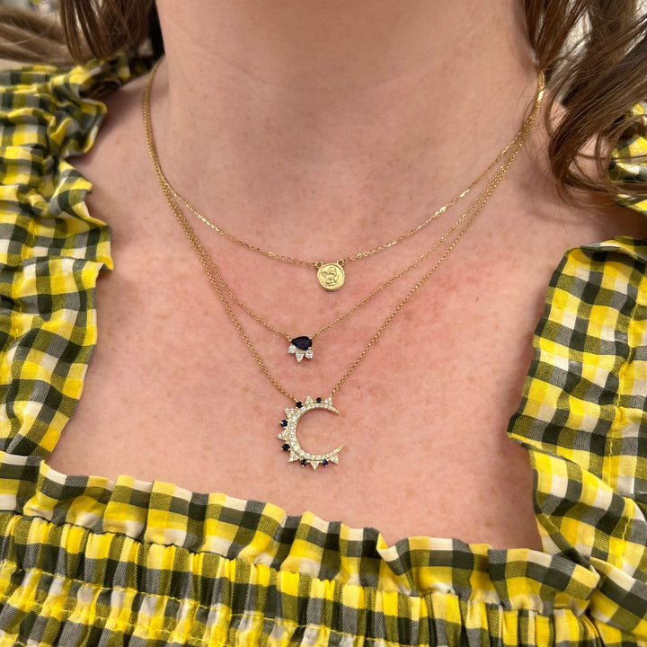 Petite Cherub Pendant - Lindsey Leigh Jewelry