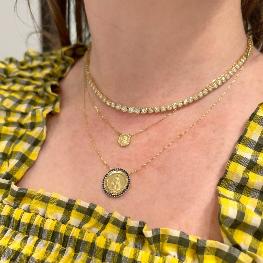 Petite Cherub Pendant - Lindsey Leigh Jewelry