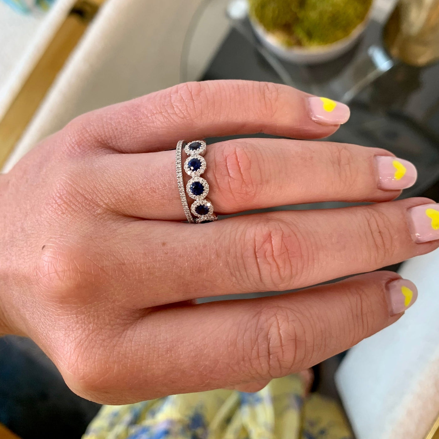 Petite Diamond Eternity Band - Lindsey Leigh Jewelry