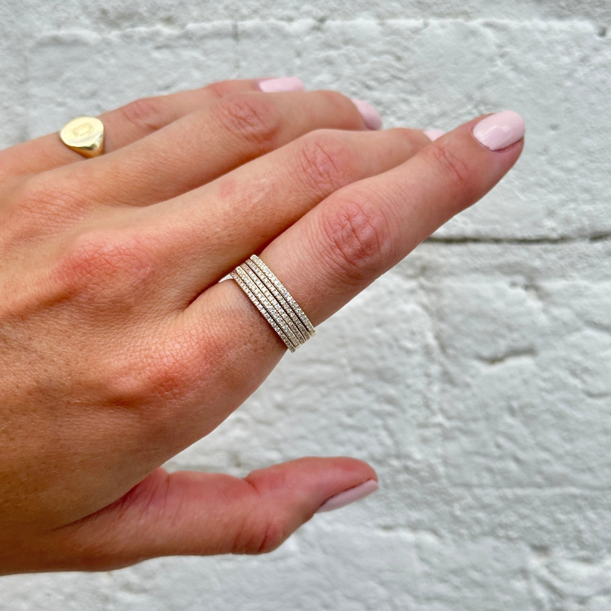 Petite on sale eternity band