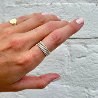Petite Diamond Eternity Band  Lindsey Leigh Jewelry.
